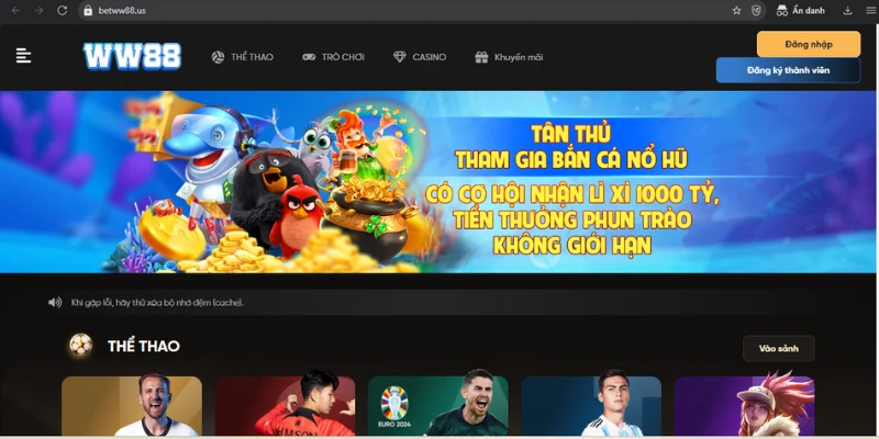 Giới thiệu WW88 - Điểm tham gia giải trí cá cược đẳng cấp Giới thiệu WW88 qua giao diện hiển thị