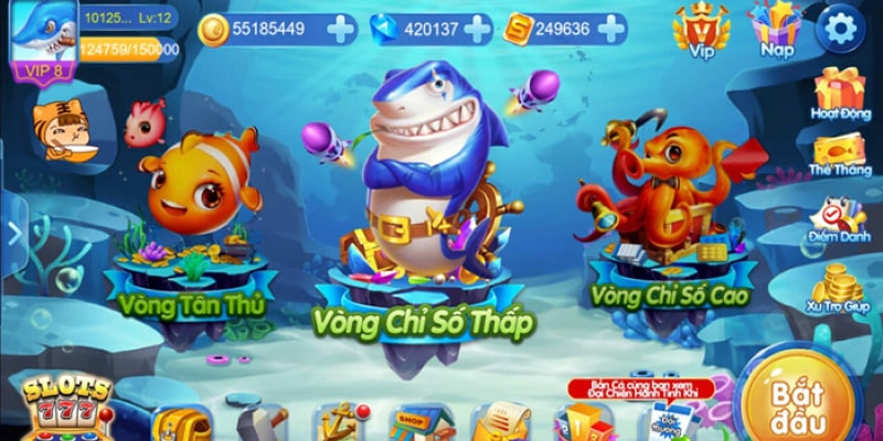 Lựa chọn vũ khí bắn cá